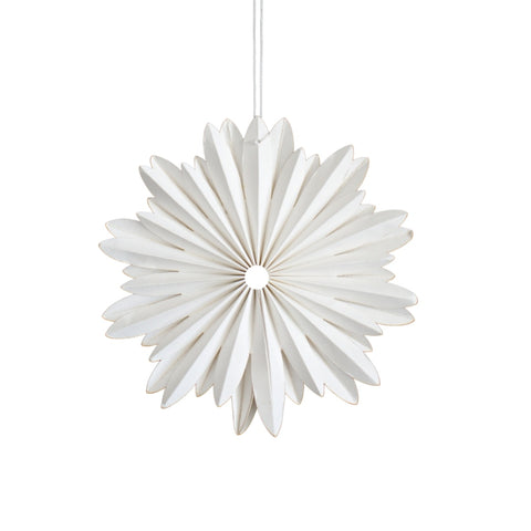 Hanging Star Ornament - Off White