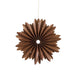 Hanging Star Ornament - Rust