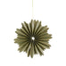 Hanging Star Ornament - Olive Green