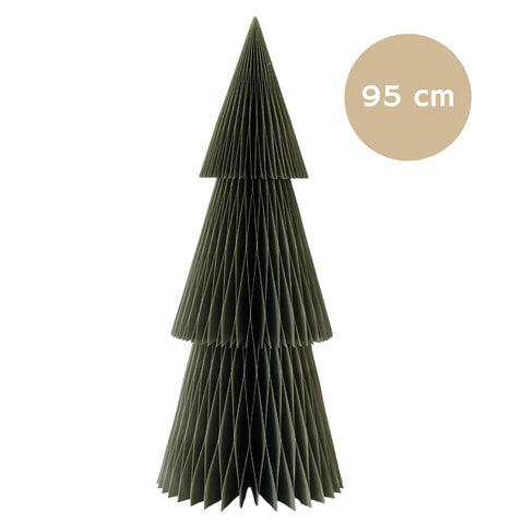 Deluxe Tree Tall Standing Ornament - Olive Green