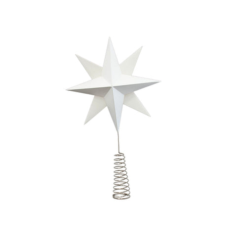 Tree Topper / 3D Star - Off White