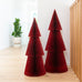 Deluxe Tree Tall Standing Ornament  - Classic Red