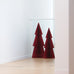 Deluxe Tree Tall Standing Ornament  - Classic Red