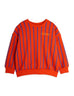 Vertical Stripe Sweatshirt - Red