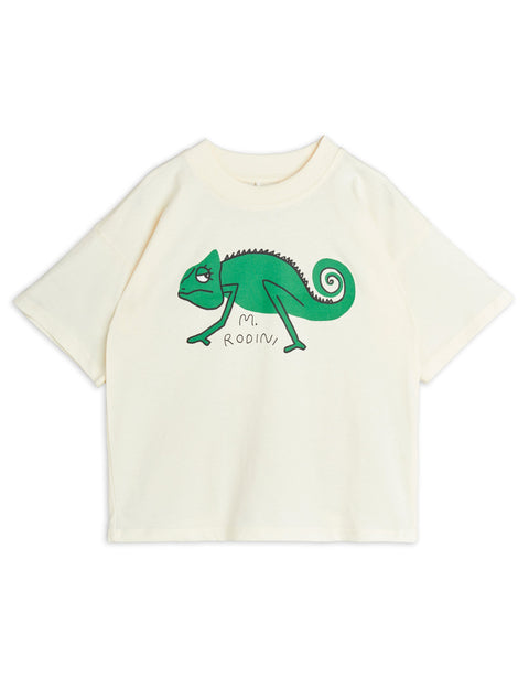 Lizard Short Sleeve T-shirt - Off White