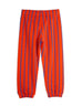 Vertical Stripe Sweatpants - Red