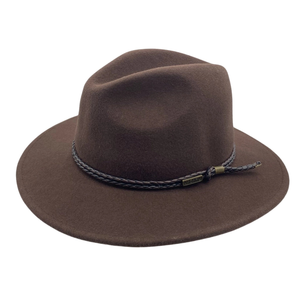 Outback Fedora Hat | Chocolate Brown