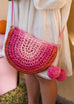 Straw Bag - Pink Rainbow
