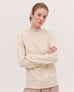 The Funnel Neck Top - Vanilla