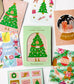 Festive Greeting Card Boxed Set - 6 Christmas Cards