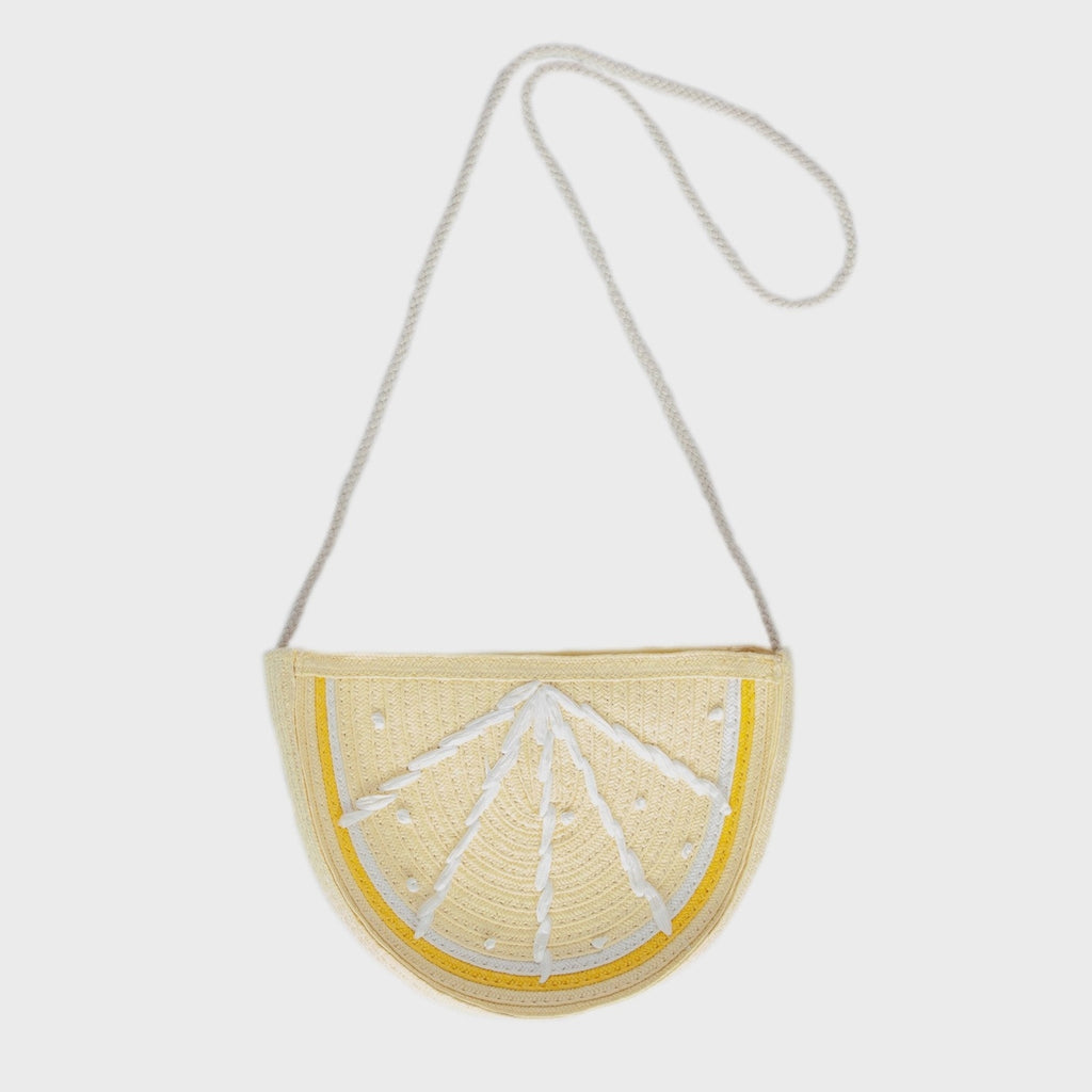 Straw Bag - Lemon Segment