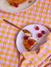 Kumquat Bloom Seersucker Napkin Set