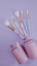 Rainbow Makeup Brush Set / 5 Piece