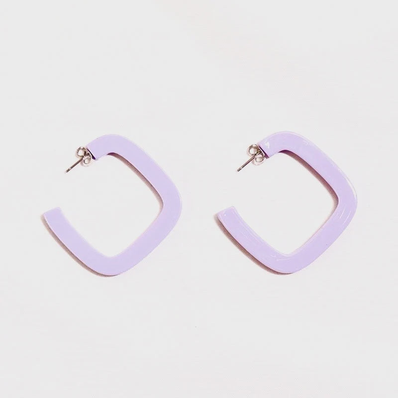 Hoop Earrings - Jacaranda