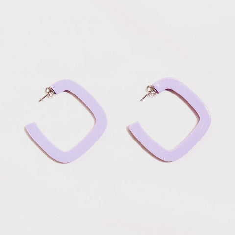 Hoop Earrings - Jacaranda