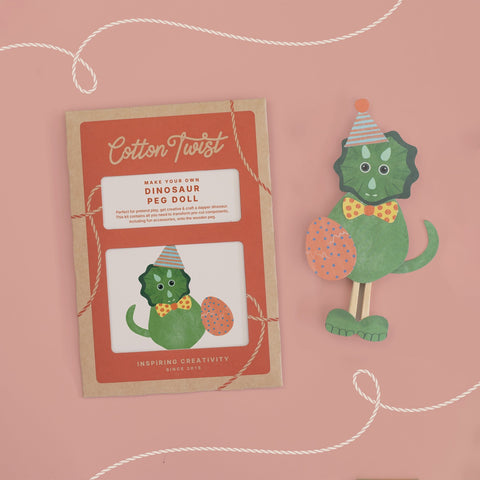Make Your Own - Dinosaur Peg Doll