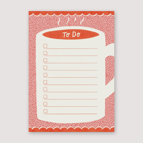 Coffee To Do List A5 Notepad