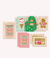 Festive Mini Greeting Card Boxed Set - 10 Holiday Christmas Cards