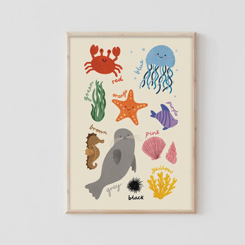 Underwater Colours Print