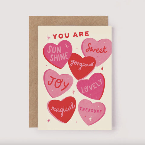 Sweet Hearts Greeting Card