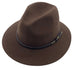 Outback Fedora Hat | Chocolate Brown