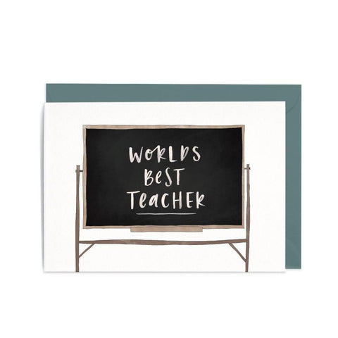 World's Best Teacher Greeting Card