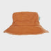 Frayed Bucket Hat - Chestnut