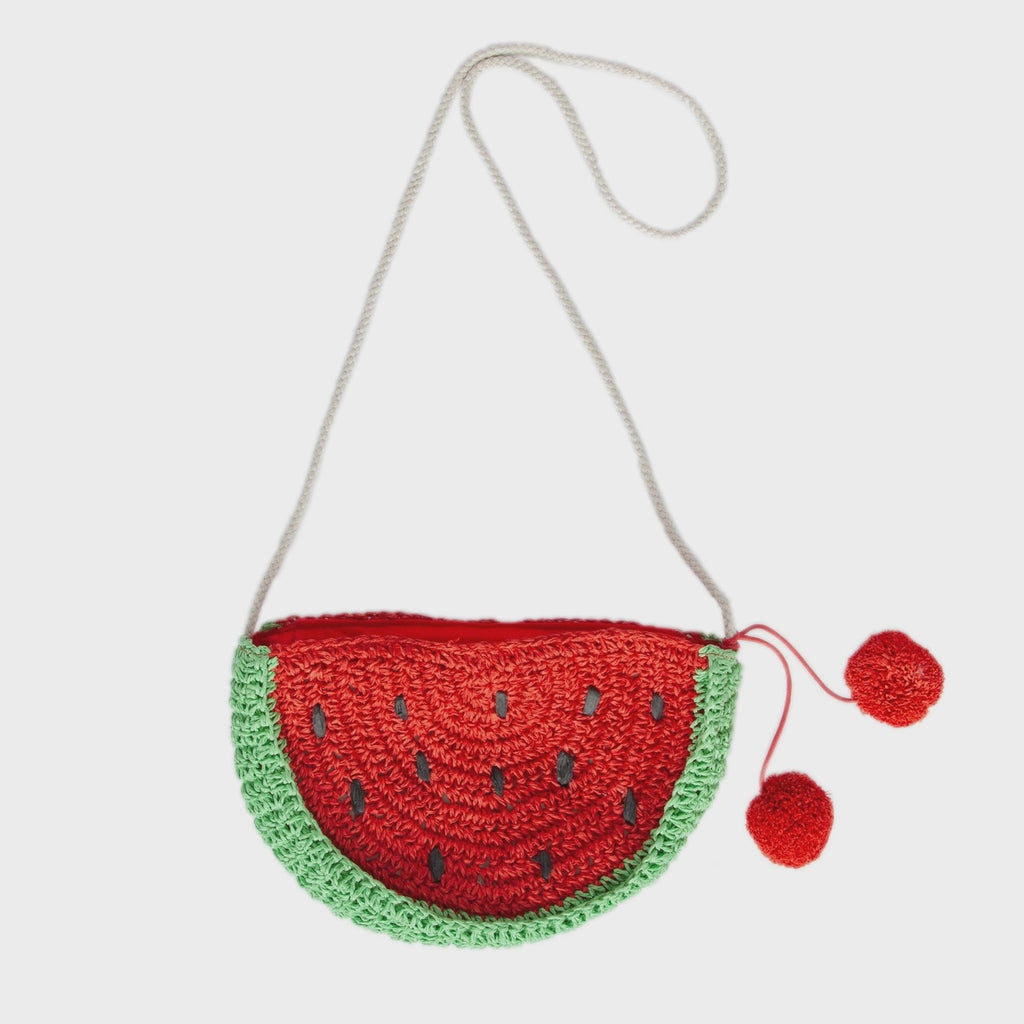 Straw Bag - Watermelon Segment