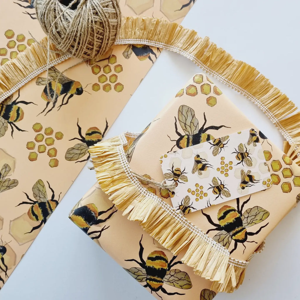 Wrapping Paper - Honey Bee