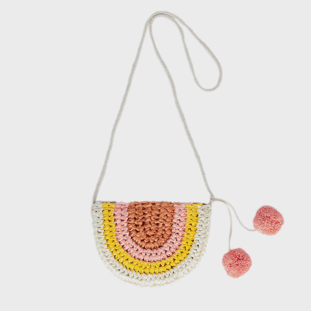 Straw Bag - Natural Rainbow
