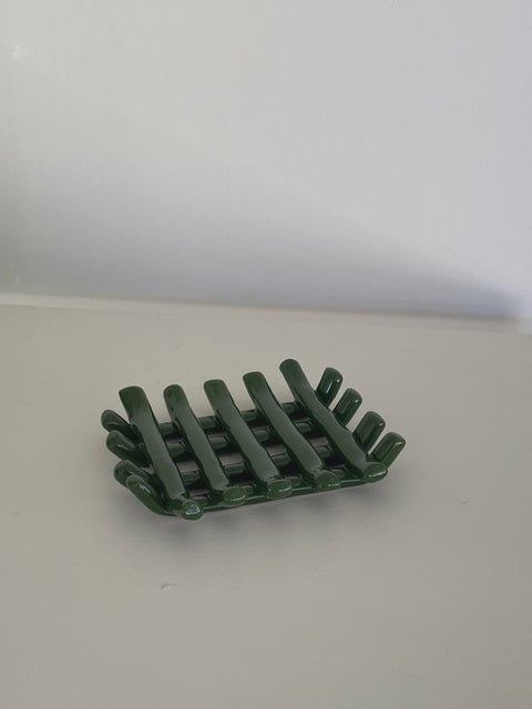 Grid Soap Dish - Forest