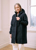 Refuge Long Waterproof Jacket - Black
