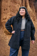 Refuge Long Waterproof Jacket - Black