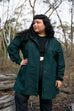 Refuge Long Waterproof Jacket / Eucalytpus