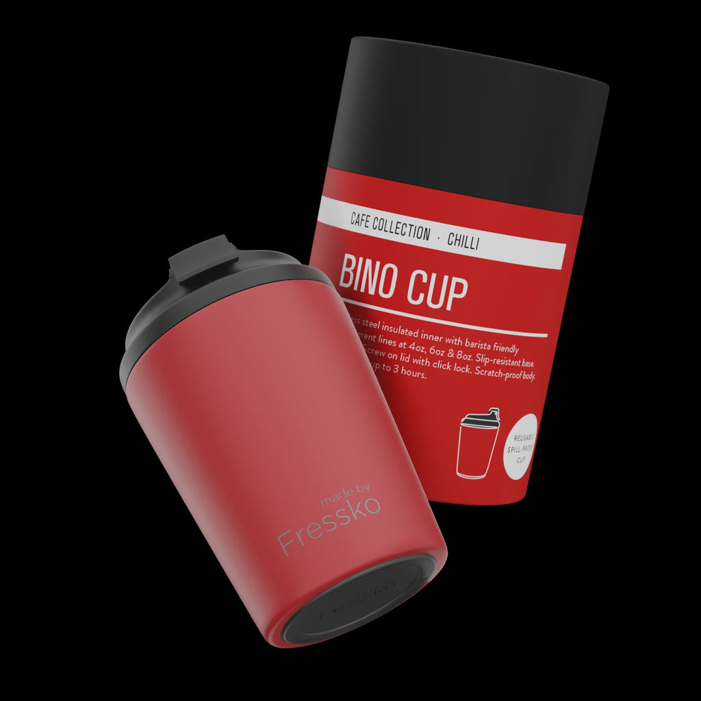 Ceramic Bino Reusable Cup - Chilli