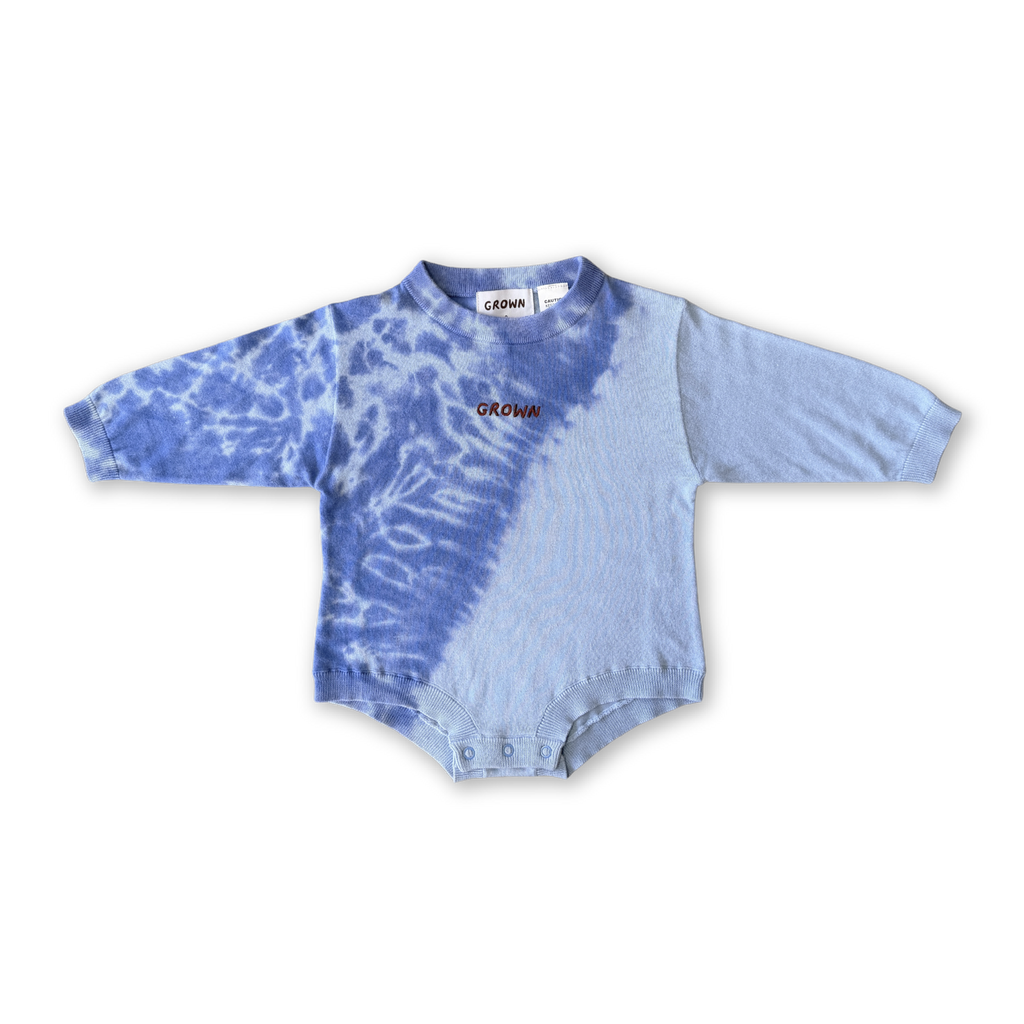 Organic Tie Dye Knit Romper
