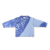 Organic Knitted Tie Dye Long Sleeve Tee - Pacific