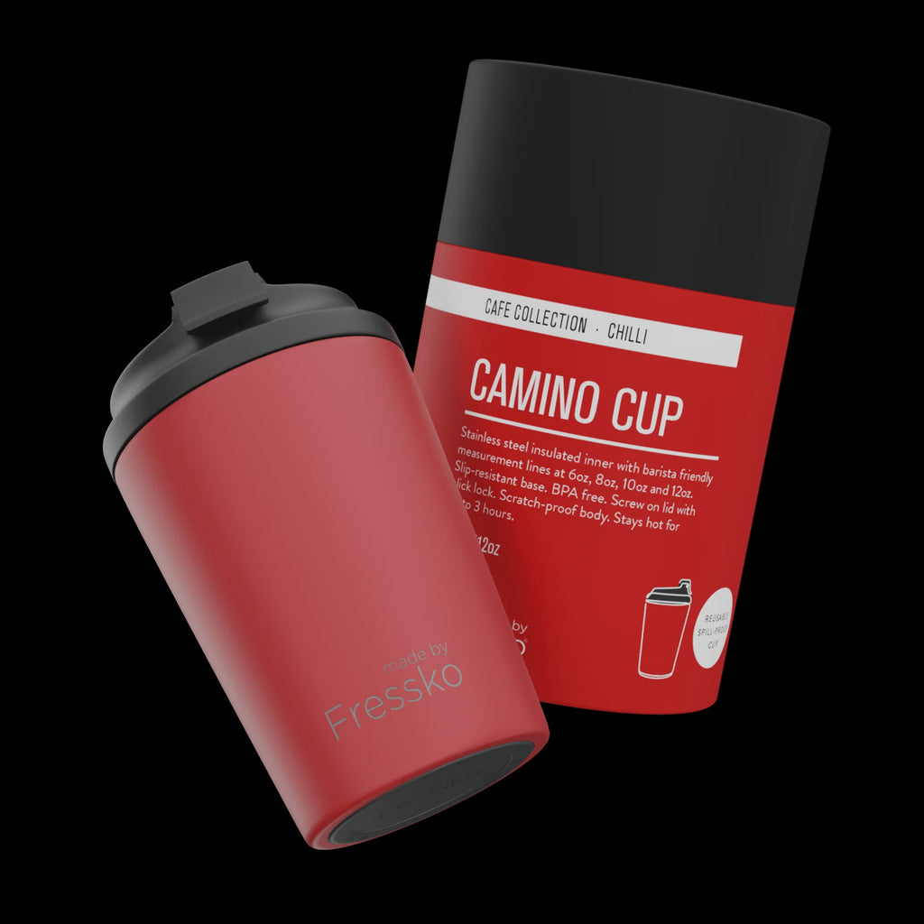 Ceramic Camino Reusable Cup - Chilli