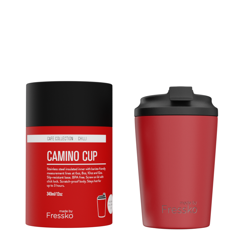 Ceramic Camino Reusable Cup - Chilli