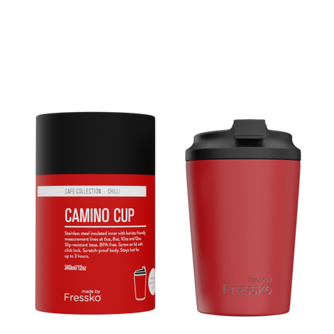 Ceramic Camino Reusable Cup - Chilli