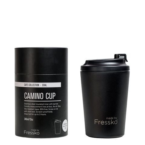 Camino Reusable Coffee Cup - Coal