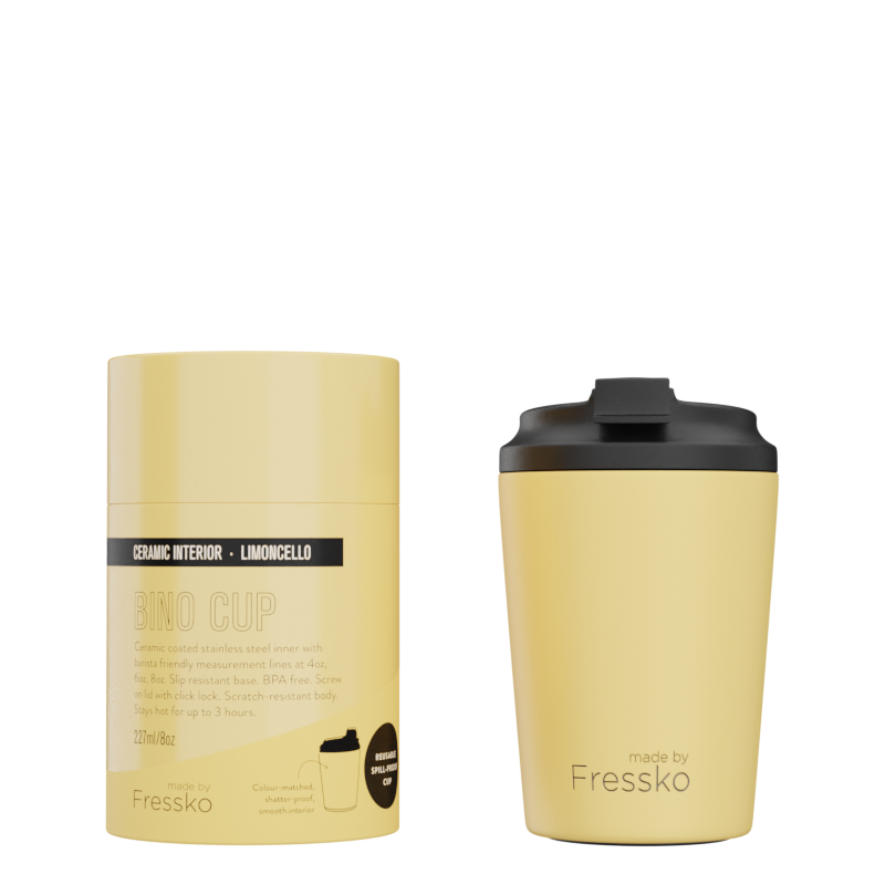 Ceramic Bino Reusable Cup - Limoncello