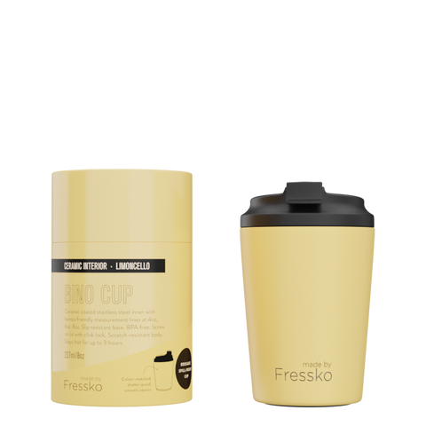 Ceramic Bino Reusable Cup - Limoncello