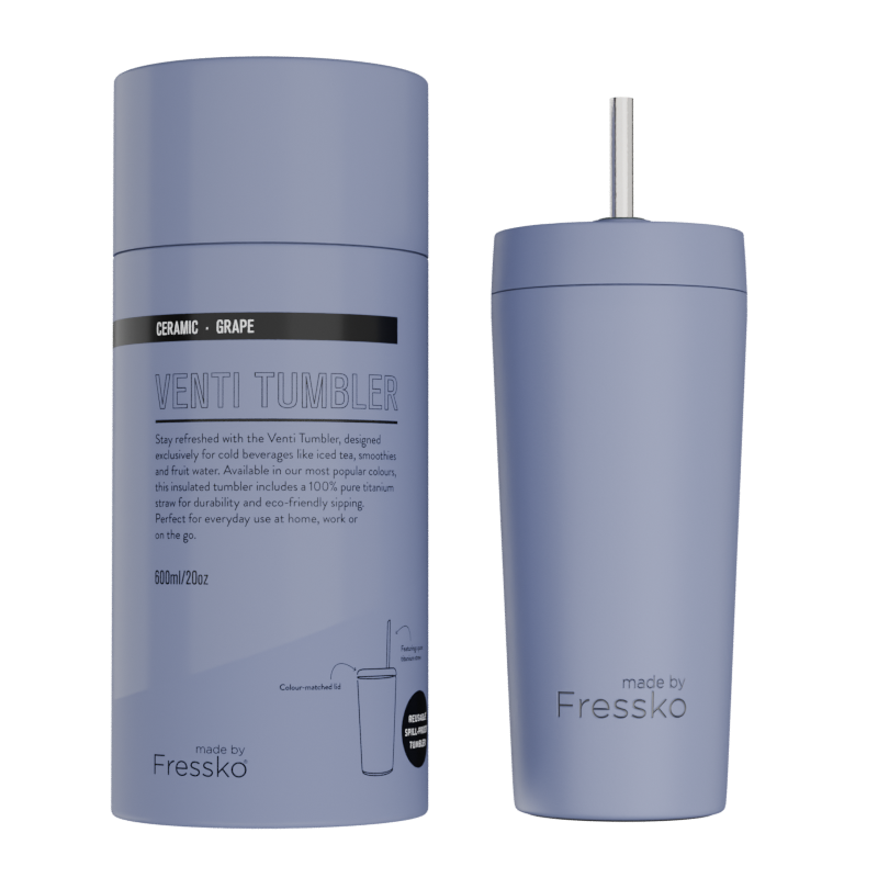 Ceramic Venti Tumbler 600ml - Grape