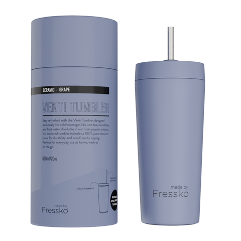 Ceramic Venti Tumbler 600ml - Grape