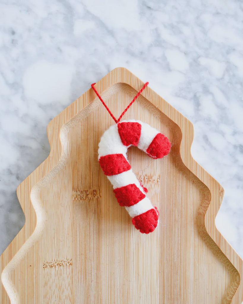 Felt Christmas Ornament - Candy Cane