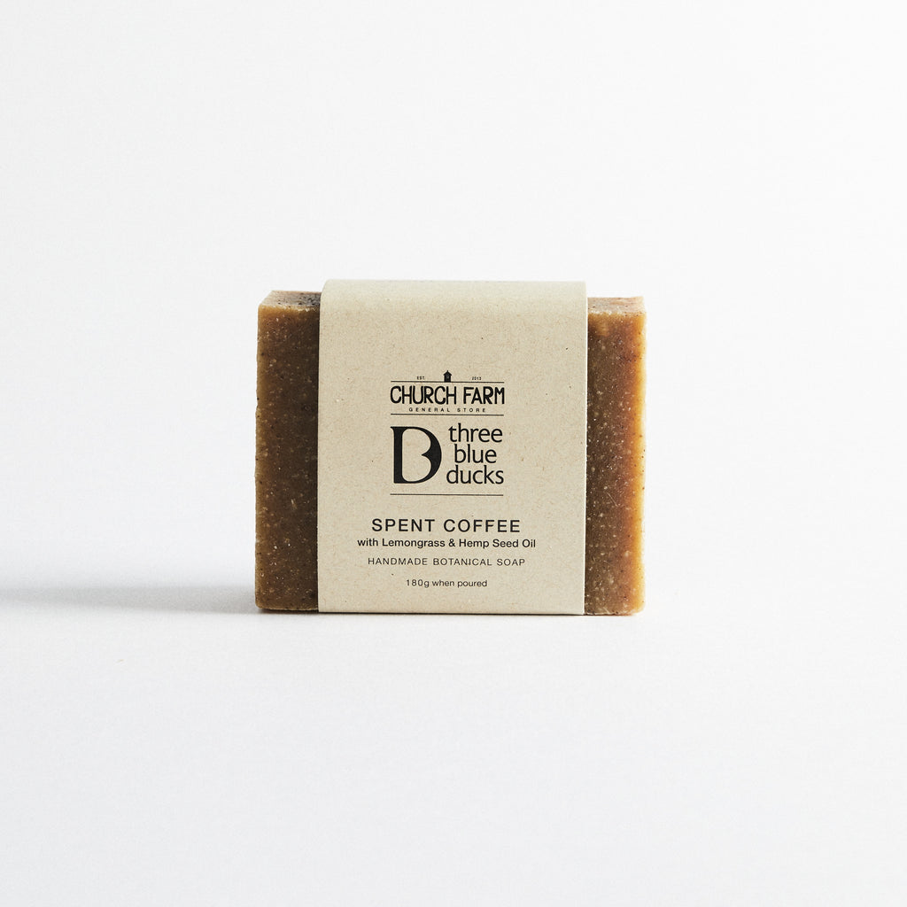 Soap Bar - Spent Coffee with Lemongrass & Hemp Seed Oil