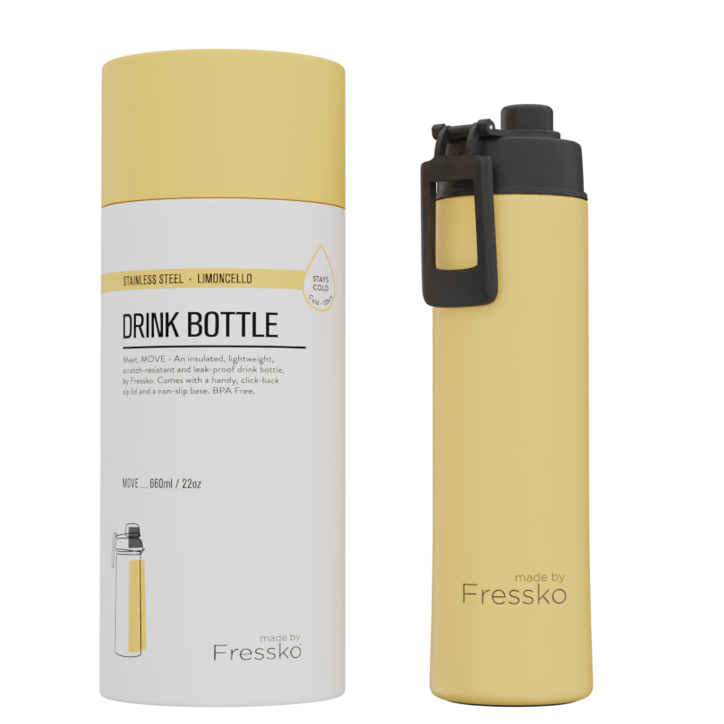 Insulated Drink Bottle / Move 660ml - Limoncello