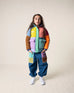 Denim Barrel Pants - Colour Block