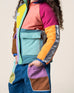 Denim Barrel Pants - Colour Block